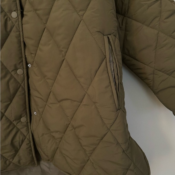 Green quilted jacket - Picture 2 of 5